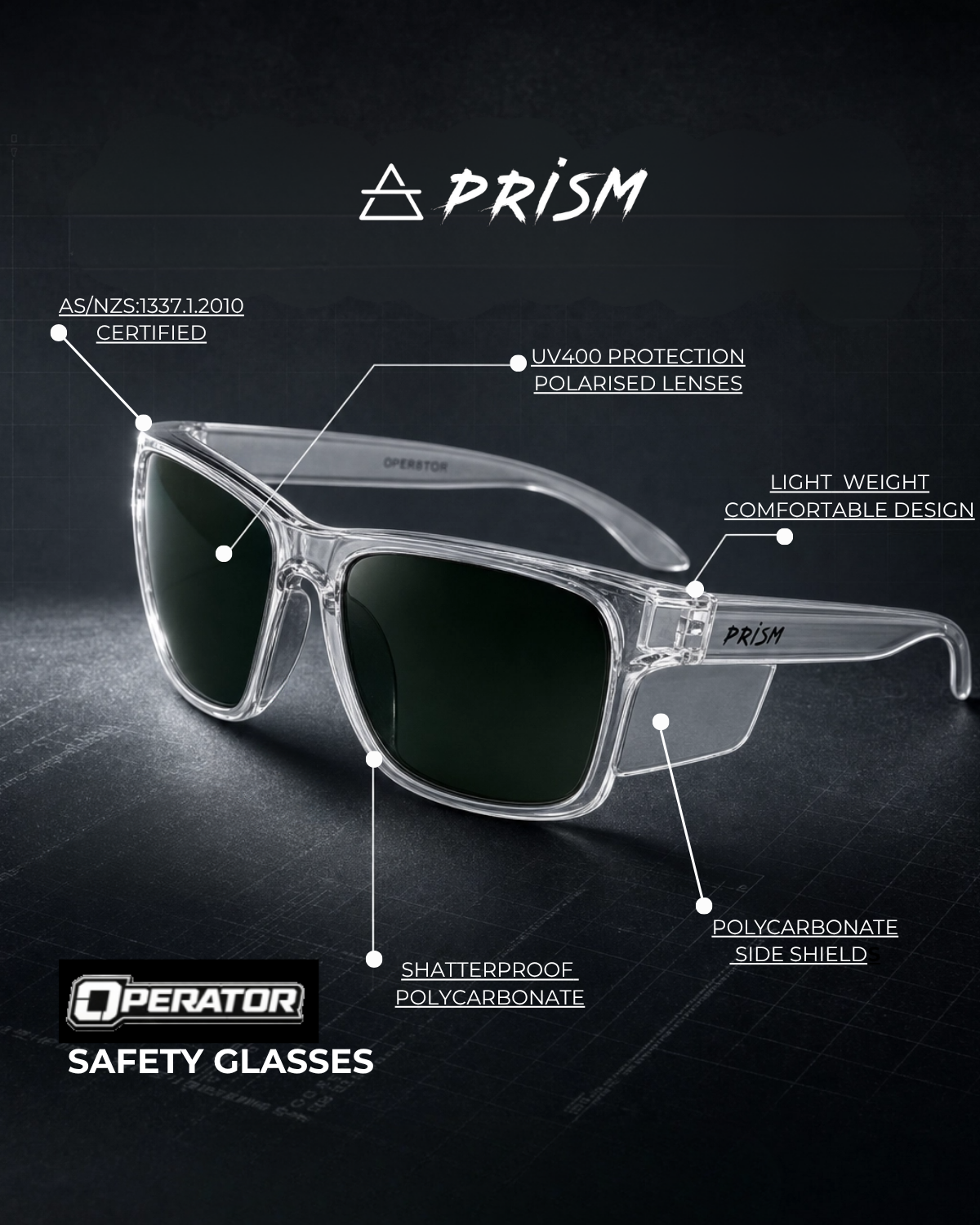 Operator Safety Glasses